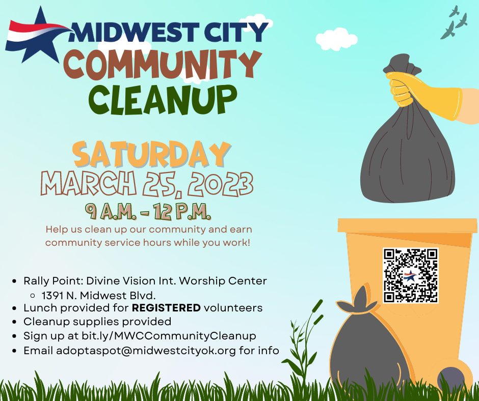 Midwest City Community Cleanup with Public Works | Midwest City Oklahoma