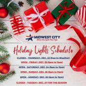 MWC Holiday Schedule 2022