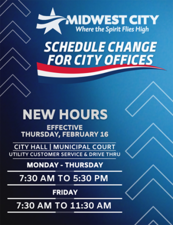 Midwest City 2023 New Hours
