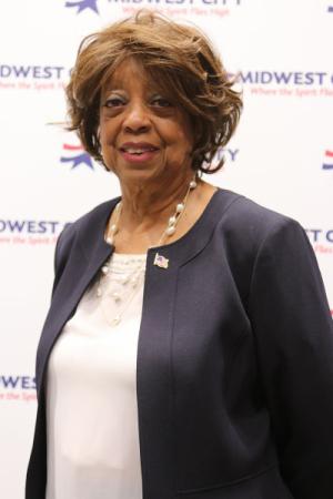 Closeup picture of Councilmember Rita Maxwell