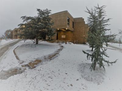 Midwest City Hall in a snowfall