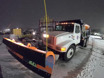 midwest city plow in winter weather