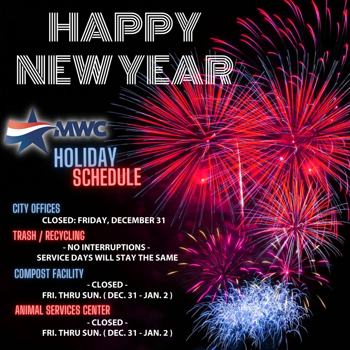 2021-22 MWC New Year's Schedule