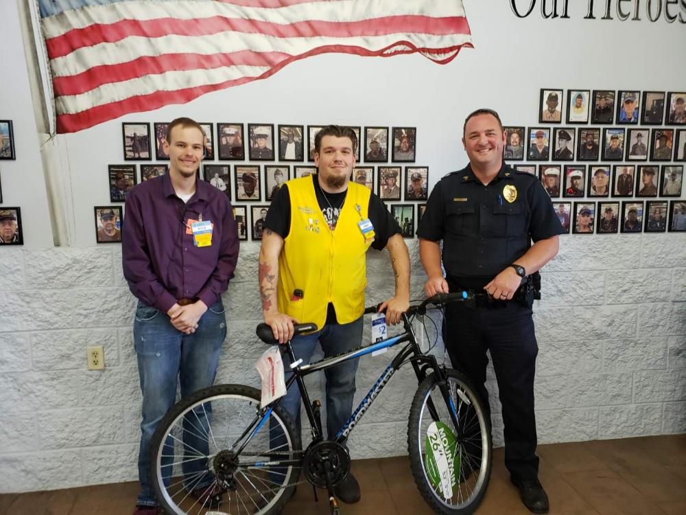 Walmart sale bike department